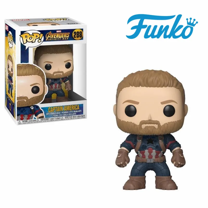 FUNKO POP Marvel Avengers 3 Infinite War #288 Капитан Америка Стивен виниловая кукла модель фигура