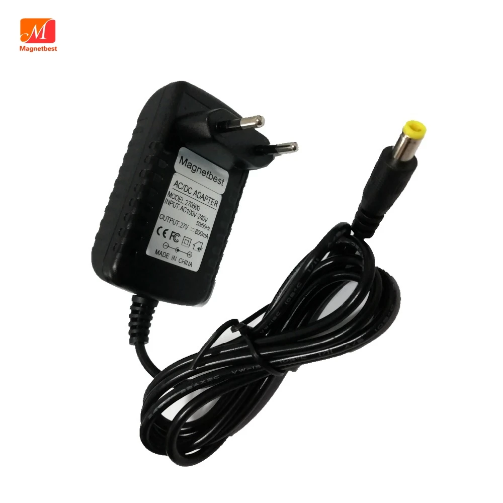 27В 0.8A AC Мощность адаптер для # &quotPUPPYOO робот пылесос Зарядное устройство D 531 532 535 537