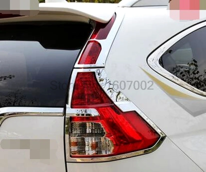 Для Honda CRV CR-V 2015 2016 2 шт. ABS хромированный задний фонарь для автомобиля Защитная