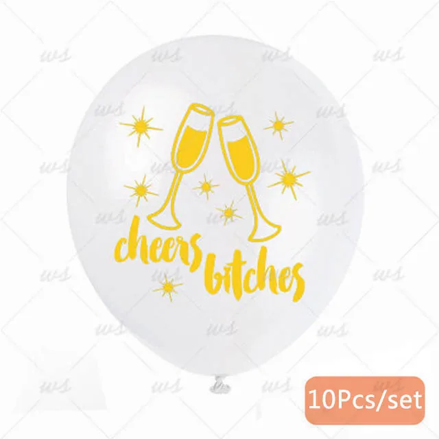 party balloons 5 Glazovin вечерние шары ура суки письмо латексная Роза золотистый воздушный шар ура суки вечерние украшения 12 inch блесток латексных воздушных шаров - Цвет: party balloons 5