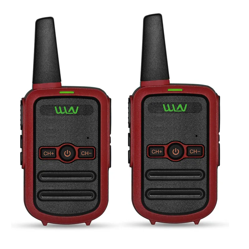 

2pcs WLN KD-C52 MINI Handheld Transceiver KD C52 Two Way Radio Ham Radio Station Walkie Talkie for Gift Kids Children