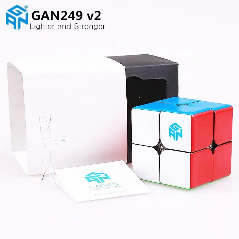 GAN249 v2 M Магнитный 2x2x2 Магический кубик карманные кубики V2M профессиональные