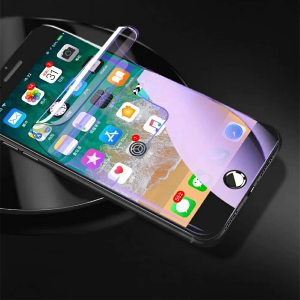 3D изогнутая мягкая защитная пленка для Samsung Galaxy S8 Plus Note 8 Защитная S7 S6 Edge (не