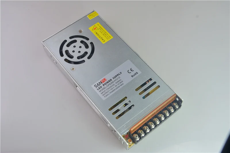 SANPU 350 Вт 12VDC светодио дный Питание постоянной Напряжение AC-DC 12 вольт трансформатор освещения 12 В драйвер Алюминий для светодиоды для помещения 12 В