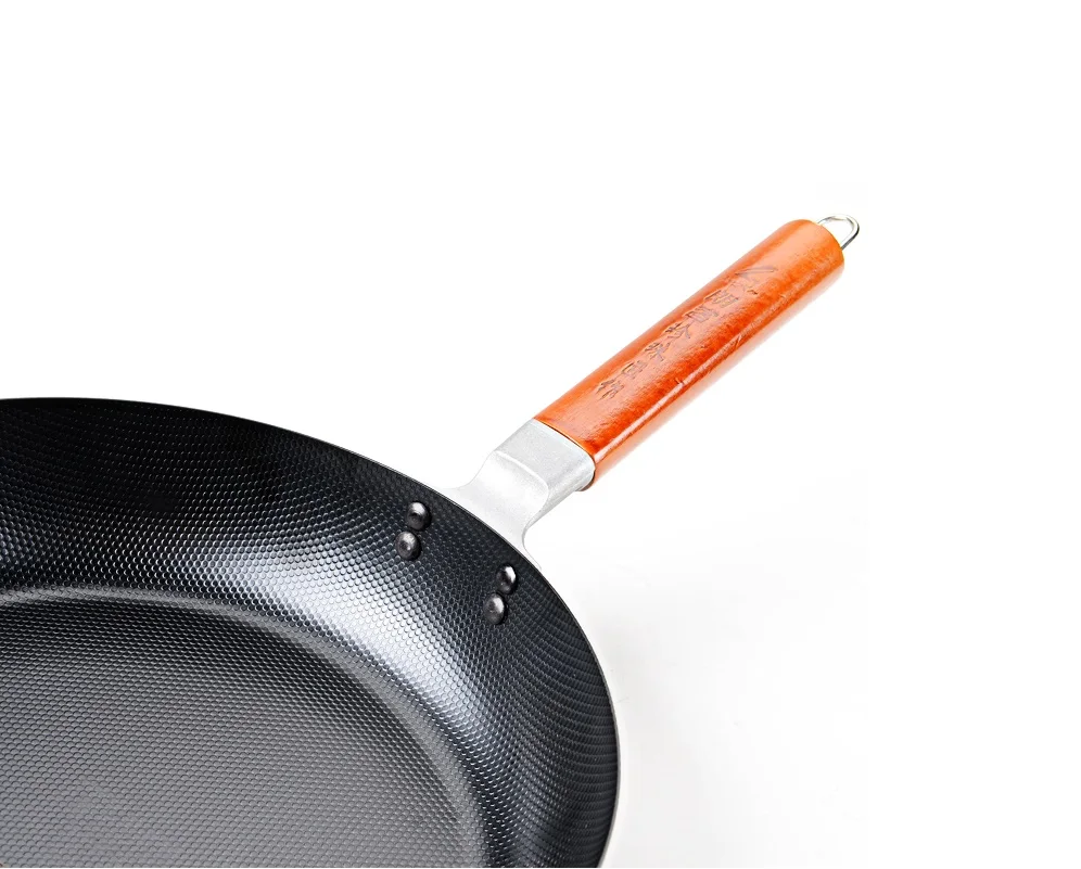 Сковорода/стейк из чистого железа без покрытия диаметр 30 см 1 шт.|chinese pans|frying panpan pan