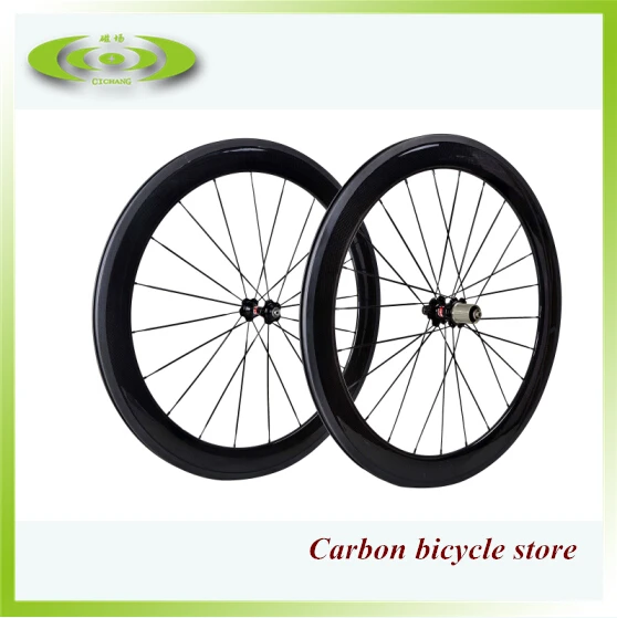 

High-quality 60mm carbon clincher wheelset 700c wheels bicycle wheels cheap cabon wheel