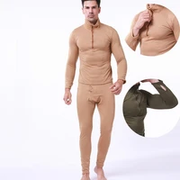 outdoor combat training clothes warm tactical underwear men fitness sports high elastic tight thermal shirt pants suit military