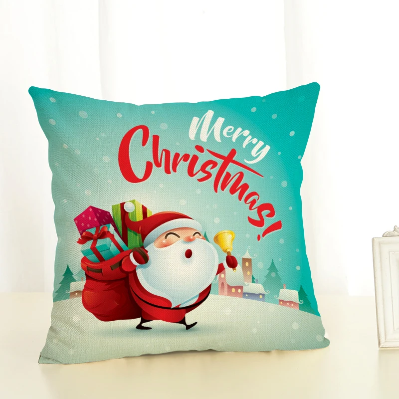 DecorUhome скандинавский веселый рождественский чехол для подушки Снежный олень