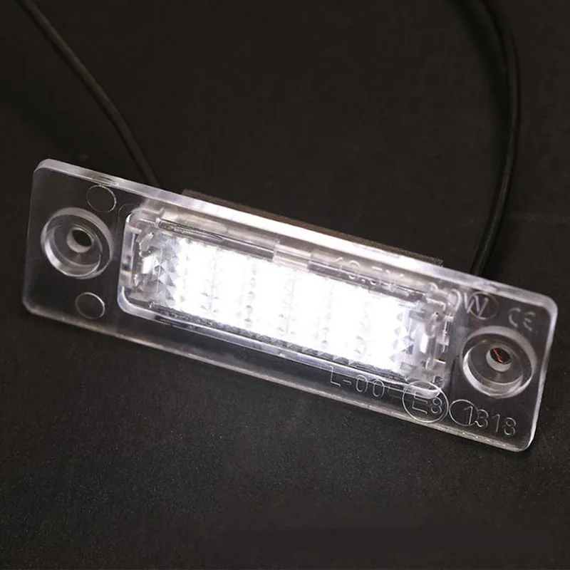 18SMD безошибочный белый Автомобильный светодиодный светильник номерного знака