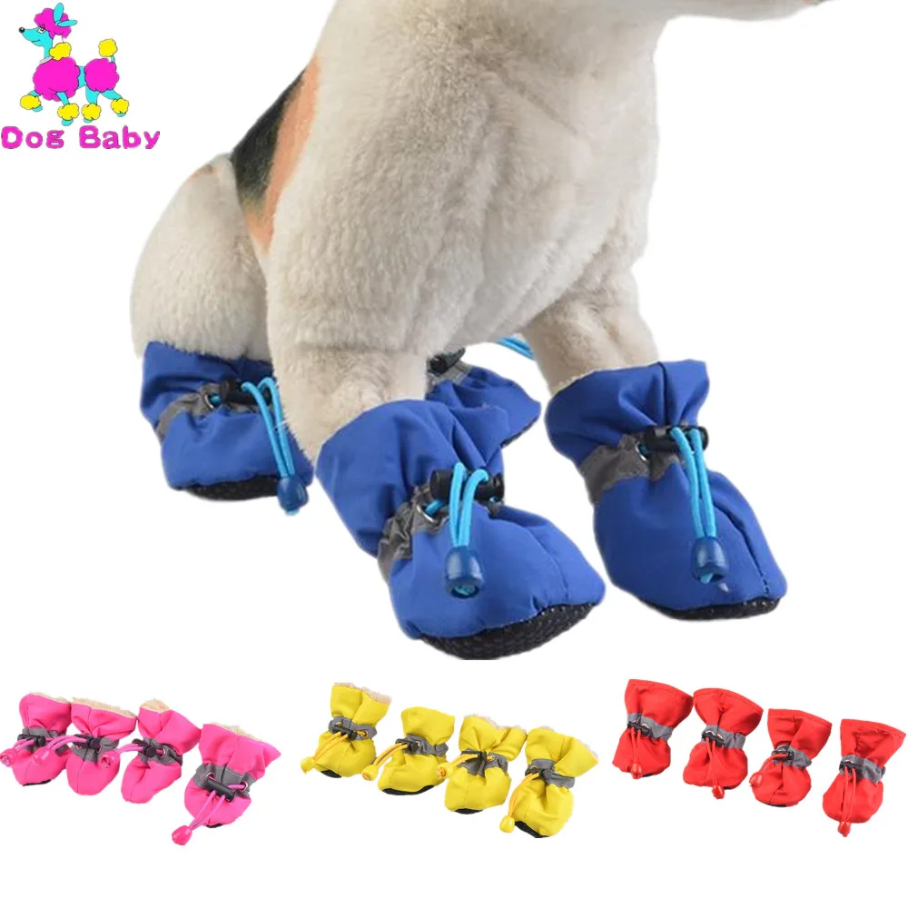 

DOGBABY Soft Dogs Shoes Spring Winter Pet Foot Shoes Anti Slip Breathable Summer Shoes For Chihuahua Yorkshire 7 size 4 Colors