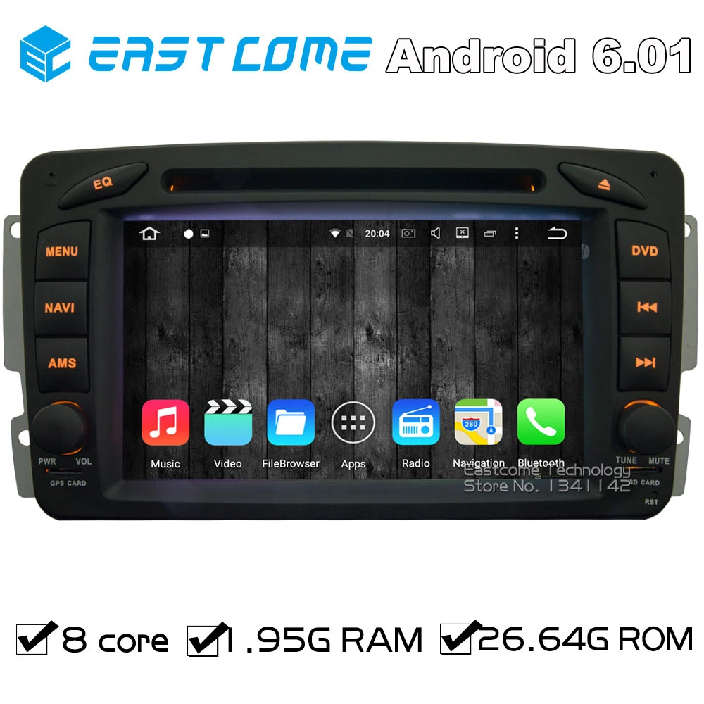 Octa Core 8 Android 6 01 автомобильный DVD плеер для Mercedes Benz W203 S203 C209 W209 W163 W168 W463 Viano & Vito с радио