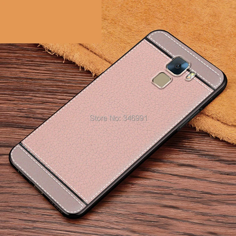 iSecret Case for Huawei honor 7 Case leather PLK-AL10 PLK-L01 5.2 inch Soft Black silicone Funda for Huawei honor 7 Case Cover