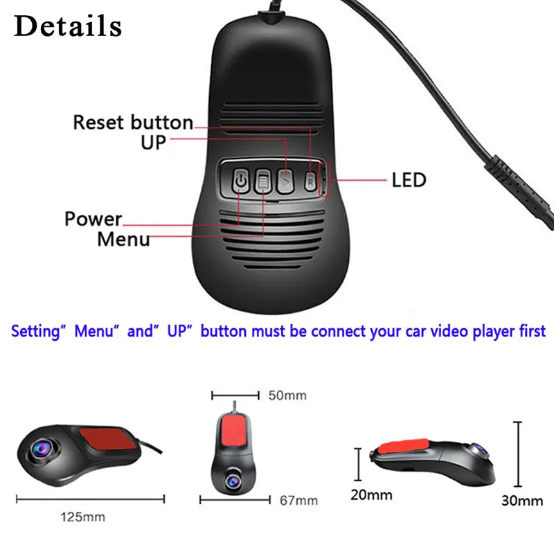 Видеорегистраторы для автомобилей Камера видео Регистраторы Беспроводной Wi Fi