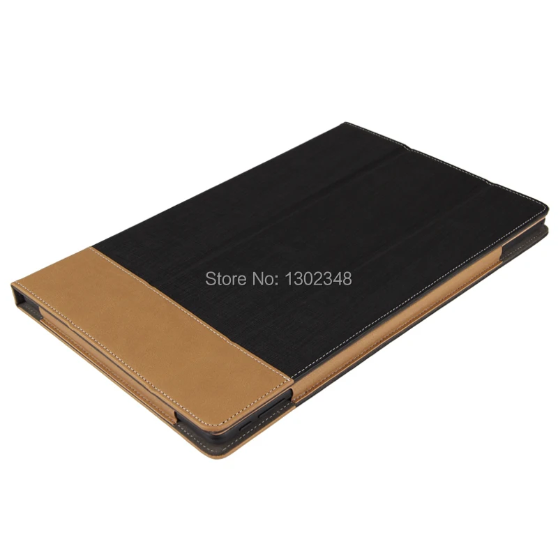 Тонкий холщовый откидной кожаный чехол с магнитной подставкой для Lenovo Tab 2