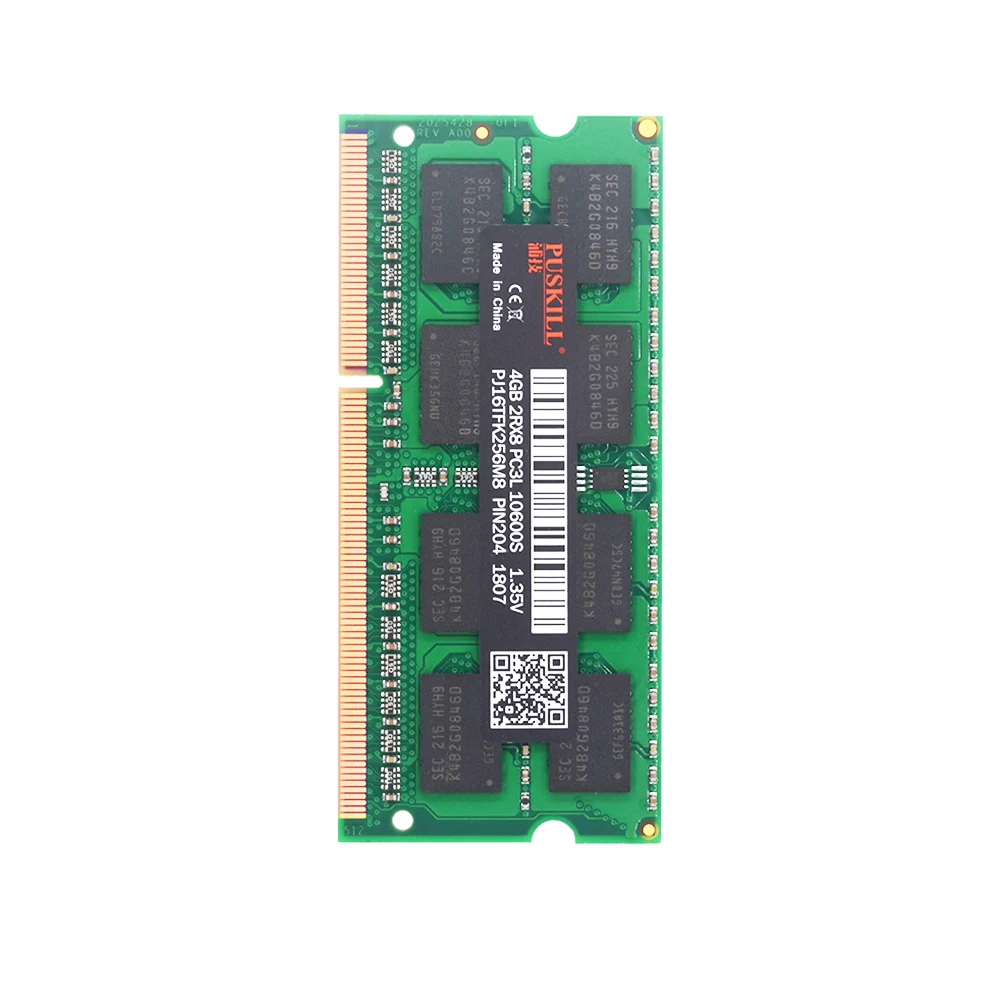 Память ноутбука DDR3 4GB 1333MHz PC3L 204Pin 1 35 V без ECC RAM | Компьютеры и офис