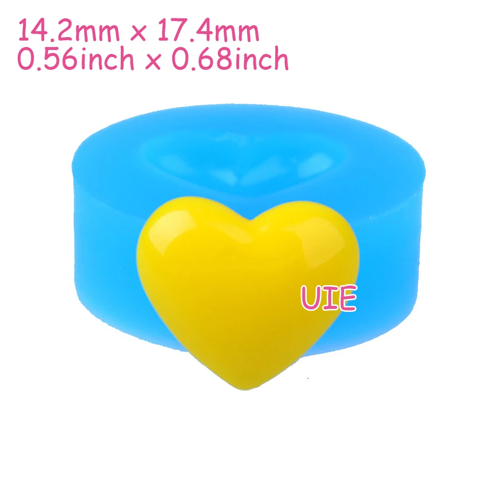 PYL149U 17 4 мм силиконовая форма-сердце-Fondant Sugarcraft Marshmallow аксессуары смола ювелирные