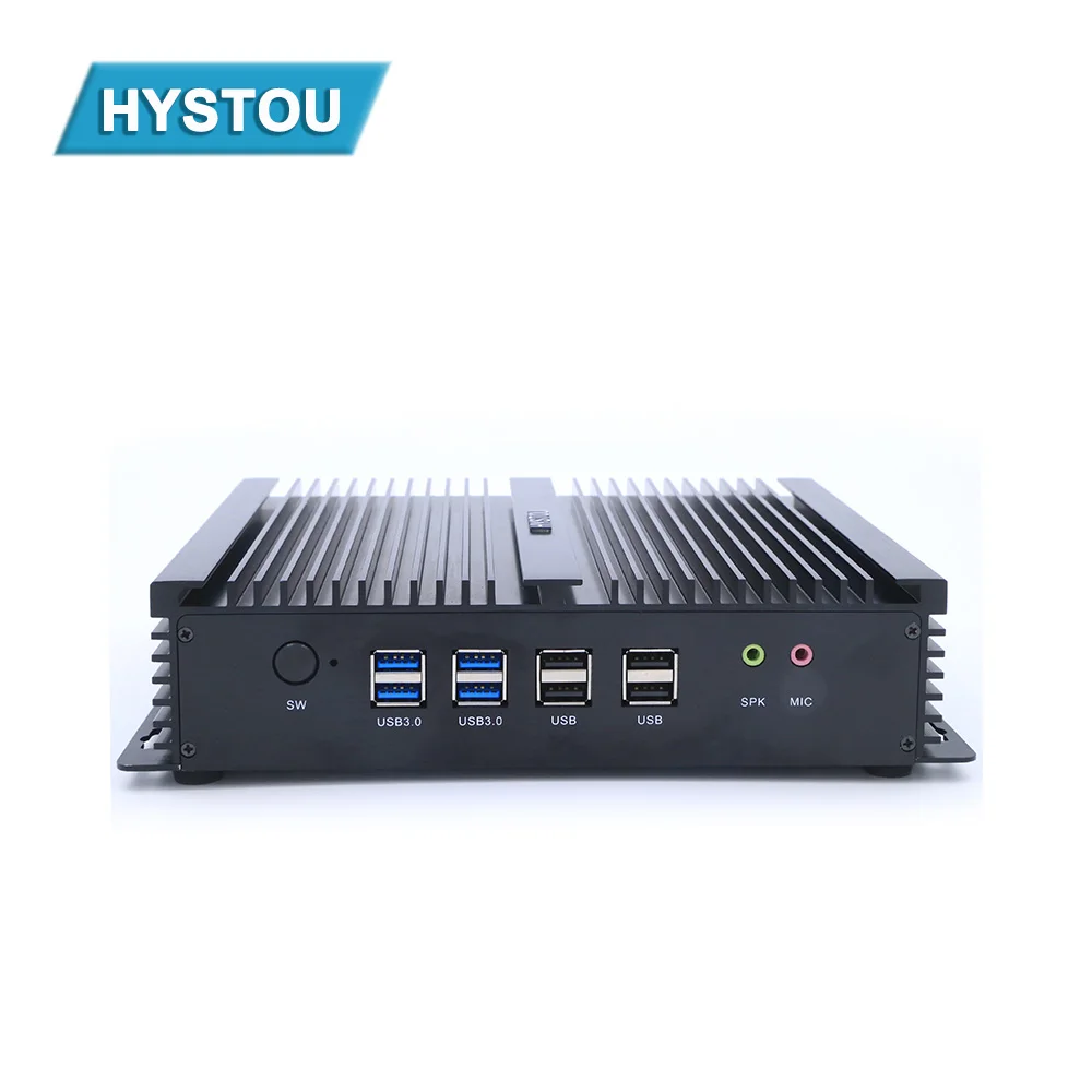 Безвентиляторный industial Мини ПК Core i3 4010u Windows 7 10 i7 4500U 2 * Intel Lan 6 RS232 COM i5 компьютер HDMI HD