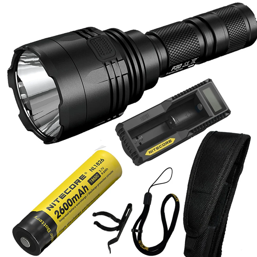 NITECORE P30 1000 люмен дальний тактический фонарь для охоты на открытом воздухе