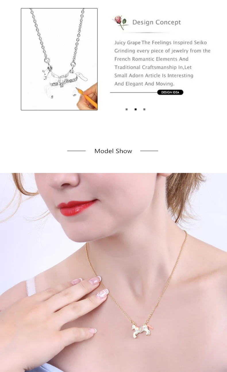 Colares Femininos, инкрустация кристаллами, Белый Единорог, лошадь, чокер для женщин, модное ювелирное изделие, Bijoux Femme Bijuteria, подарки для женщин