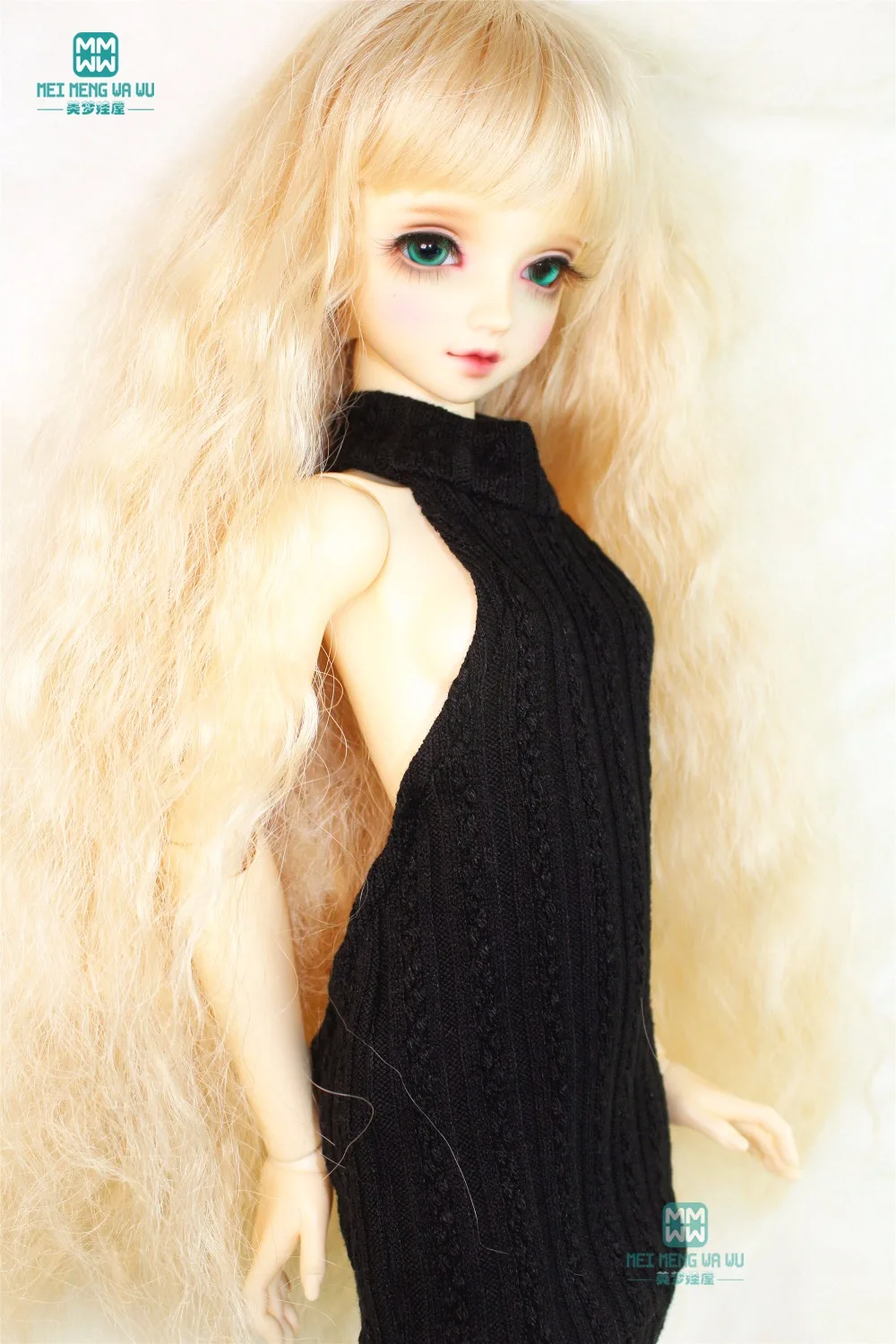 Аксессуары для одежды и кукол BJD подходит 1/3 шарнирных Модный черный шерстяной