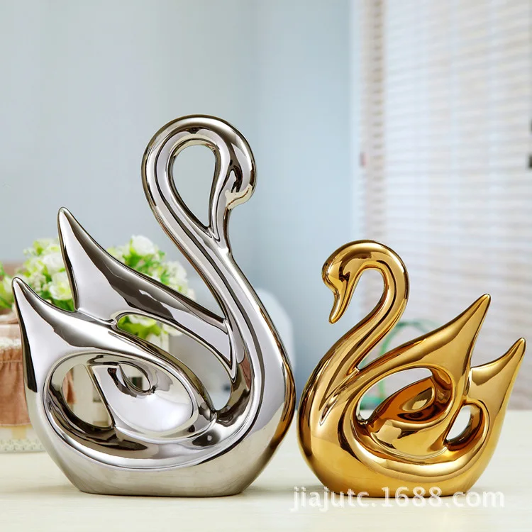 Сельский стиль лебедь для любителей рукоделия лучший свадебный подарок