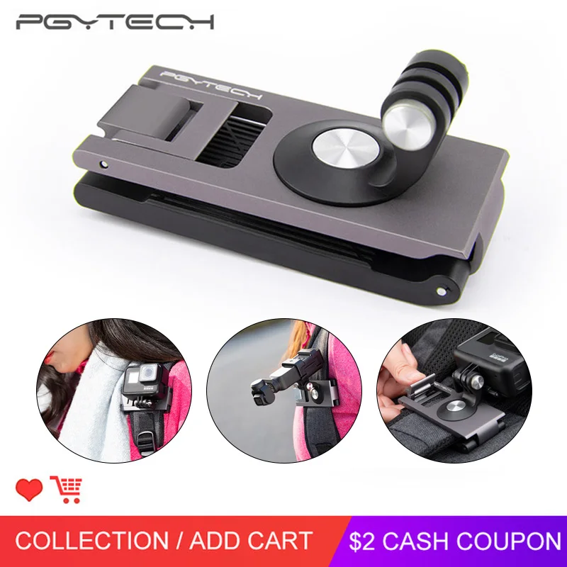 

Держатель для рюкзака PGYTECH OSMO Pocket для DJI OSMO Pocket / GoPro/Yi Gimbal OSMO Action