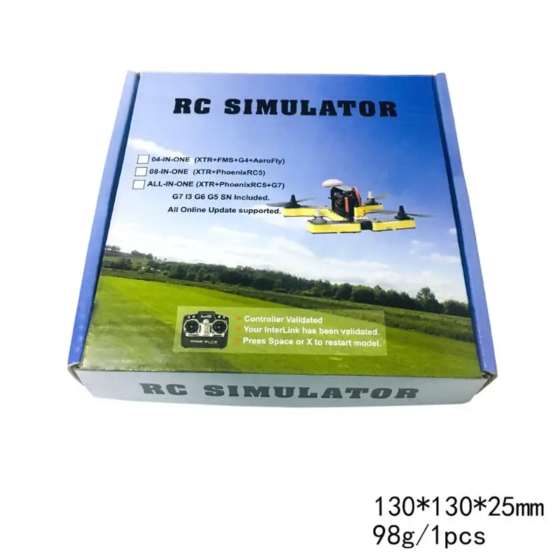 Радиоуправляемый USB симулятор полета 22 в 1 с кабелями для G7 Phoenix 5 0 Aerofly XTR VRC FPV