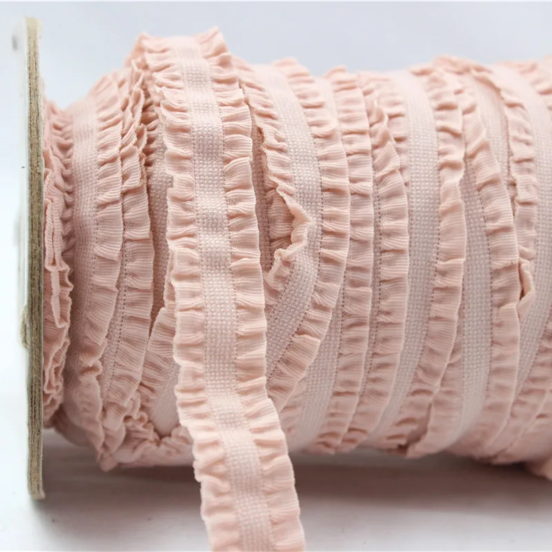 Прочная вязаная крючком лента с цветами 1616232 16 мм эластичная 10 ярдов кольцо для