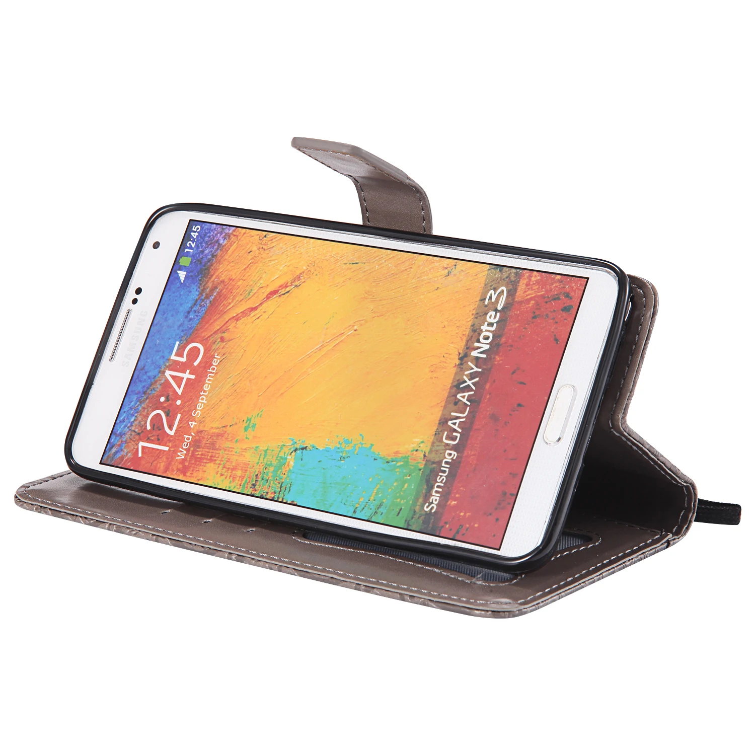 Чехол с откидной крышкой для Samsung Galaxy Note 3 кожаный чехол телефона SM N900 N9002 N9005 N900A