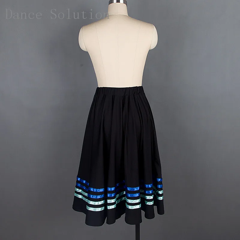 08D0002 Ballet Dress with 4 Rows of Ribbon Women Stage Performance Dancewear Costume for Adult Half Skirt Free Shipping | Тематическая