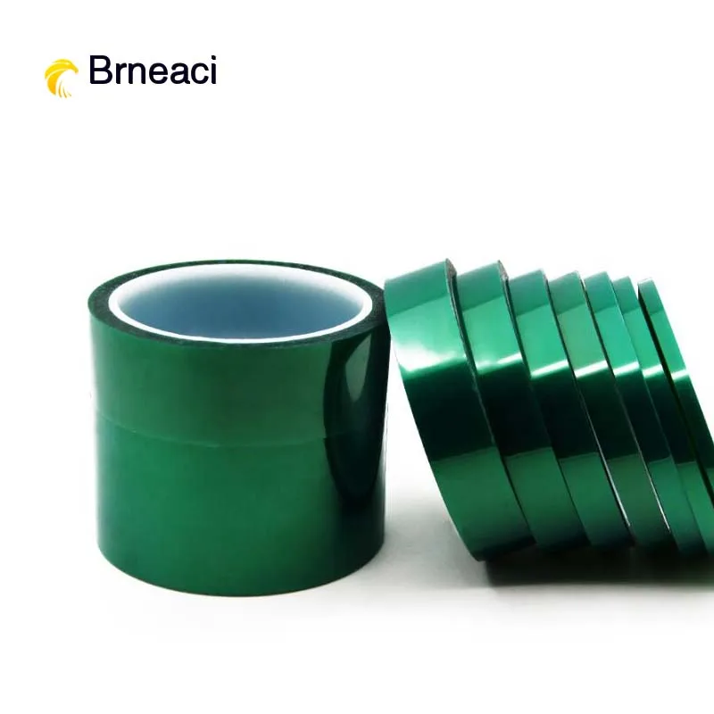 Brneaci PET зеленая высокотемпературная термостойкая клейкая лента Гальваническая