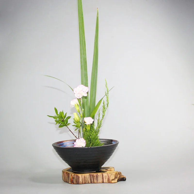 Ikebana гидропонный цветочный горшок грубая керамика настольная Цветочная