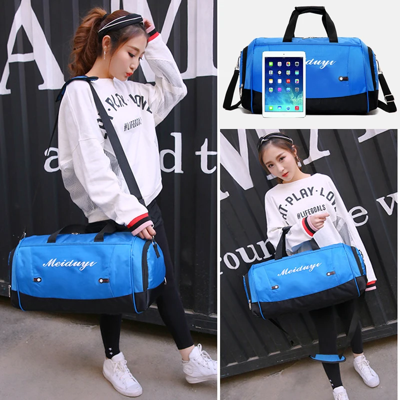 Популярная Водонепроницаемая спортивная сумка через плечо для женщин фитнеса