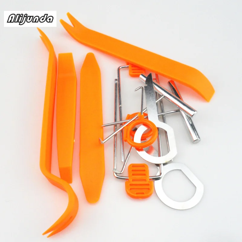 

Car styling 12pcs Car Radio Door Clip Panel Kit For BMW 1 2 3 4 5 6 7 Series X1 X3 X4 X5 X6 325 328 F30 F35 F10 F18 GT E36 E38