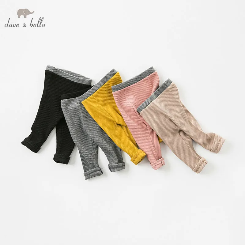 

DB9634 dave bella autumn baby girls pants children full length kids pants leggings infant toddler trousers