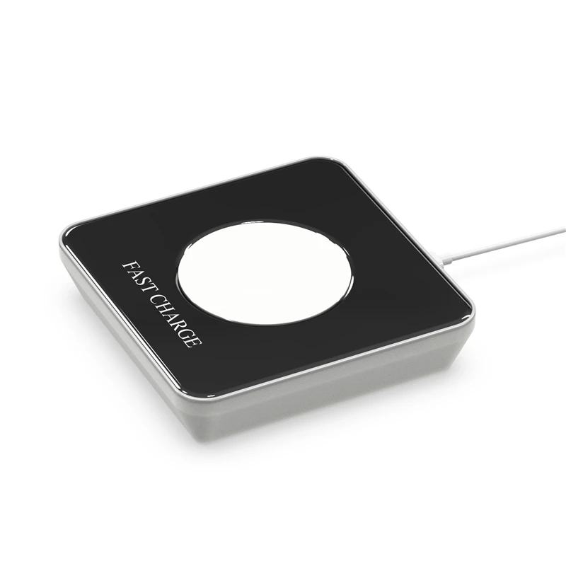 Быстрое беспроводное зарядное устройство с датчиком вибрации светодиодный