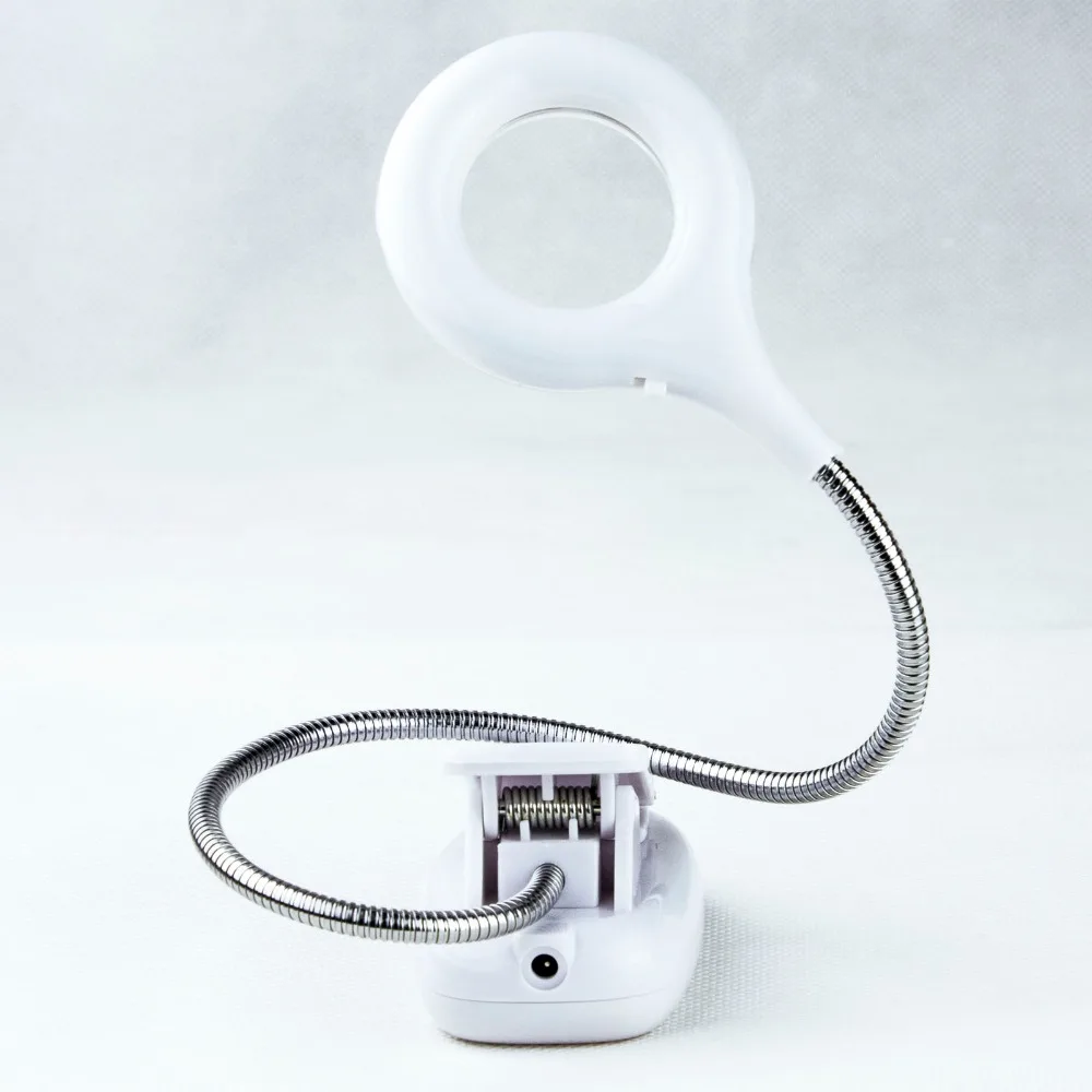 Гибкая Настольная лампа для чтения книг 18 LED USB перезарядка ночник ноутбука