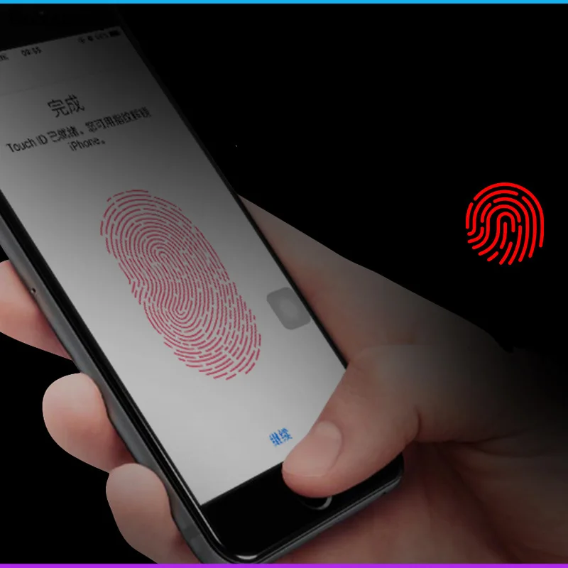 Универсальная наклейка на кнопку &quotдомой&quot для iPhone X XS Max XR 8 7 6 6S Plus защита от пота
