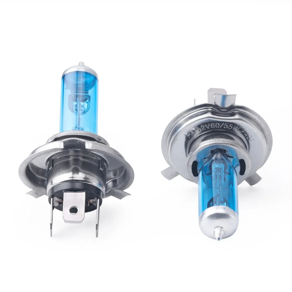2шт H4 100W/90W 12V HOD Xenon белый 6000k галогенный автомобильный головной светильник лампы