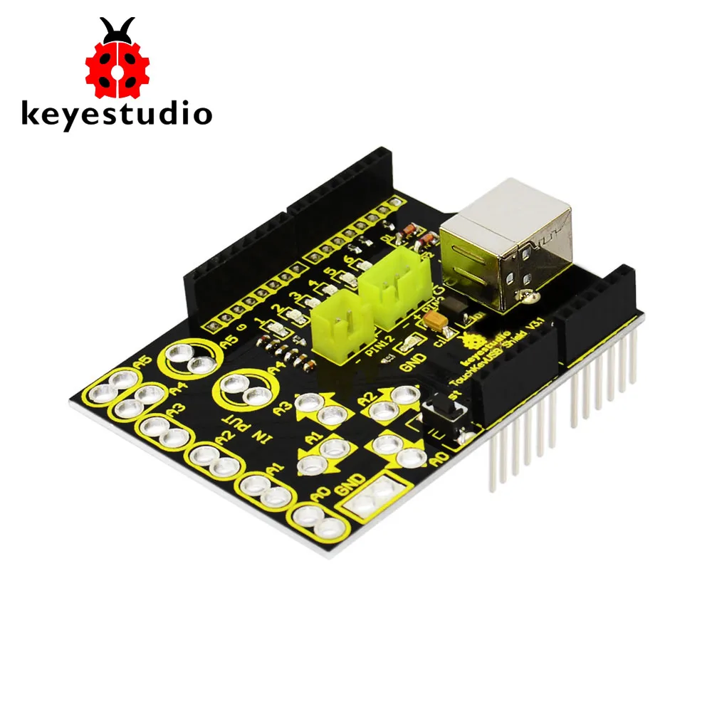 Free shipping ! New keyestudio Touch Key USB shield  for arduino