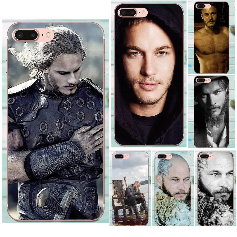 Ragnar Lothbrok Vikings Мода для Apple iPhone X XS Max XR 4 4S 5 5C 5S SE 6 6S 7 8 Plus Мягкий ТПУ горячая