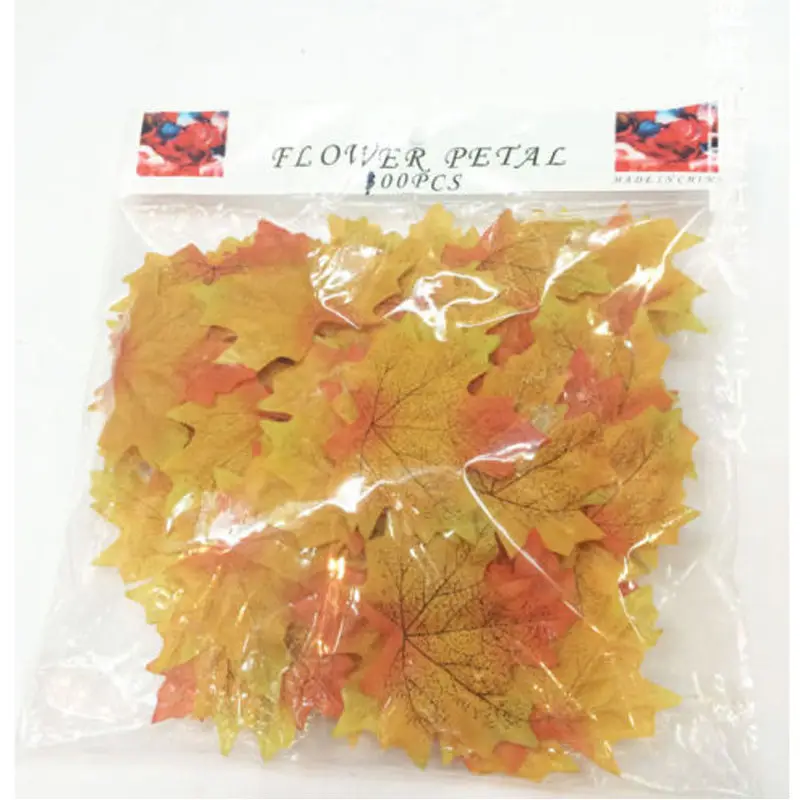 100 шт. разноцветные кленовые листья для украшения|fall leaves|maple leafdecorative crafts |