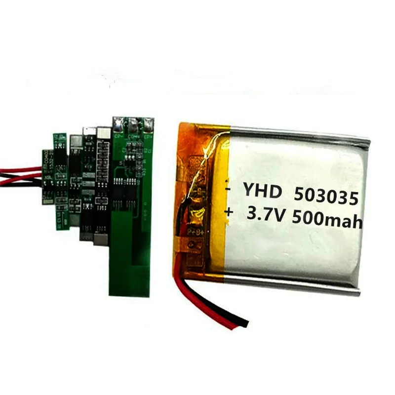 Fikida 503035 polymer battery 500mah 3.7v MP3 speaker lithium ion DVR GPS mp4 mobile phone | Электроника
