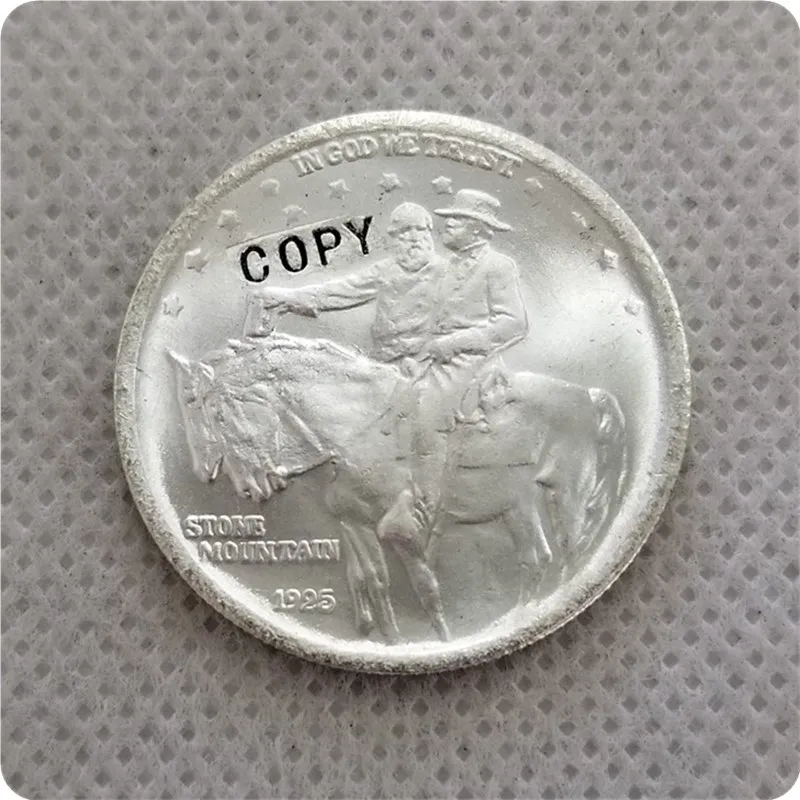 Копия копии 1925 копия монеты Стоун горы Половина доллара | Дом и сад