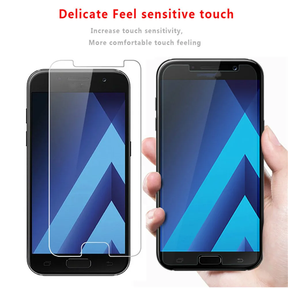 2.5D Закаленное стекло для Samsung Galaxy Grand J1 J3 J5 J7 2016 2017 протектор экрана твердость 9H A3 A5