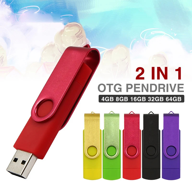 USB 2 0 флеш накопитель OTG usb флэш в 1 4 ГБ 8 16 32 64 128 для android мобильный телефон