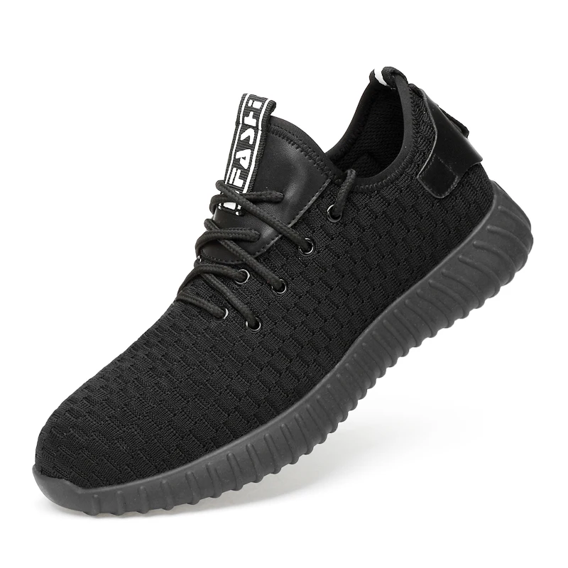 

Men's Breathable Work Safety Shoes Men Outdoor Anti-slip Steel Puncture Proof Construction Safety Boots Shoes Steel Toe Cap
