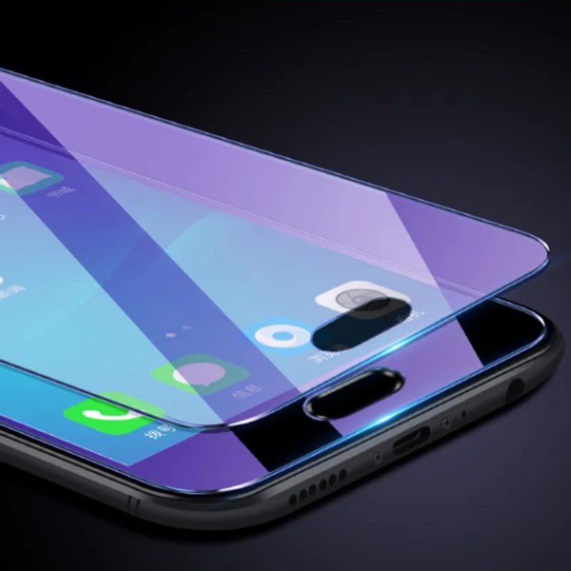 JGKK Защитное стекло для OPPO F7 F5 R15 R11 R11S Plus с защитой от синего фиолетового 2.5D