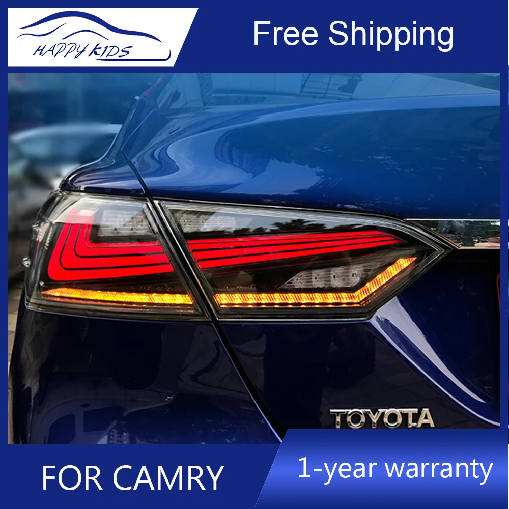 Стайлинга автомобилей задние фонари светильник для Toyota Camry 2018 светодиодные s New | Фара для авто в сборе -1000006690409