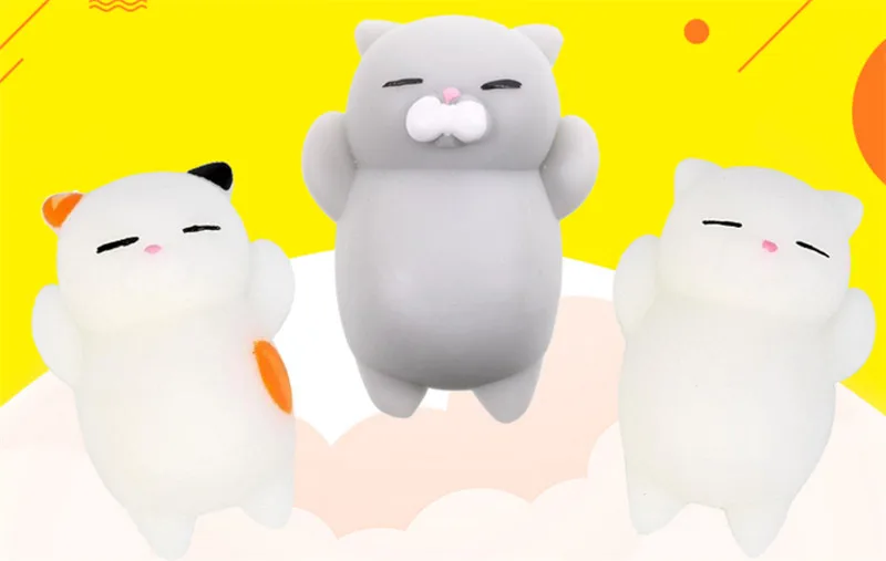 DHL 100 шт./лот милая мягкая игрушка Mochi для детей взрослых антистресс снятия
